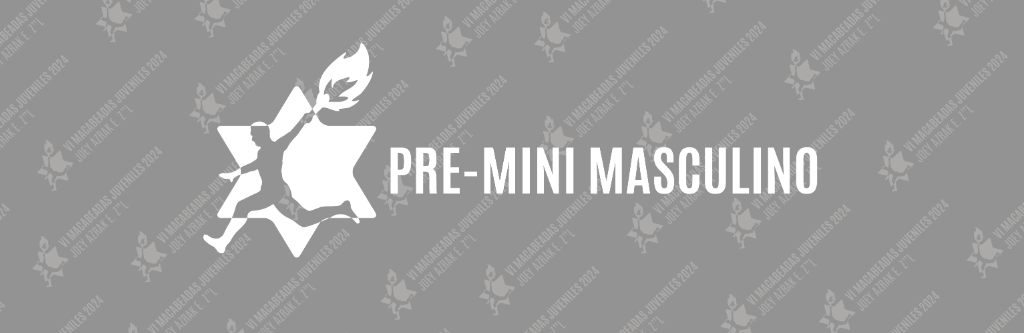 MACABEADAS JUVENILES 2024  PRE-MINI MASCULINO