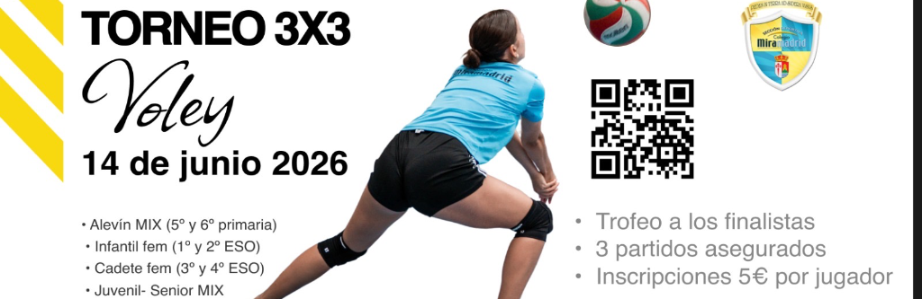 3x3 voleibol Colegio Miramadrid 2026